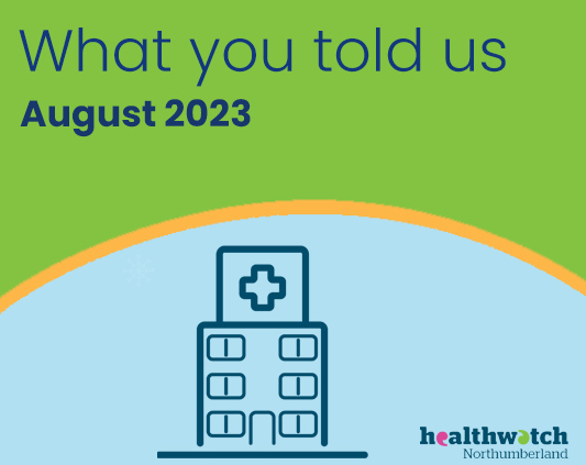 What you told us: August 2023