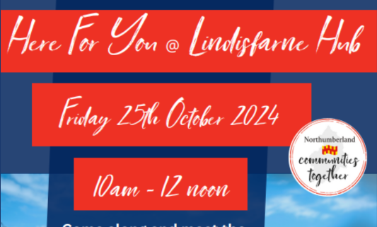 Here for you @ Lindisfarne Hub