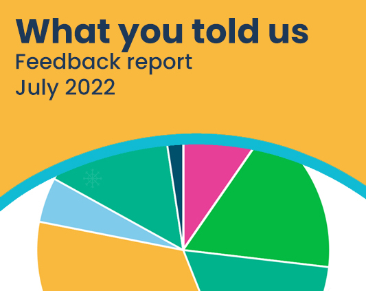 What you told us: July 2022