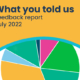 What you told us: July 2022