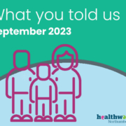 What you told us: September 2023