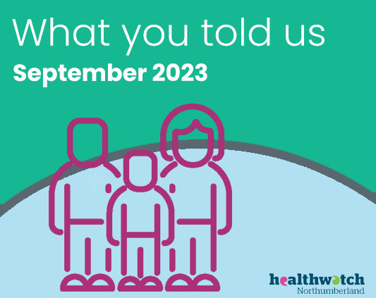 What you told us: September 2023
