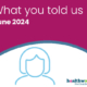 What you told us: June 2024