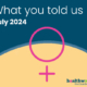 Your feedback July 2024