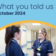 Feedback from October 2024