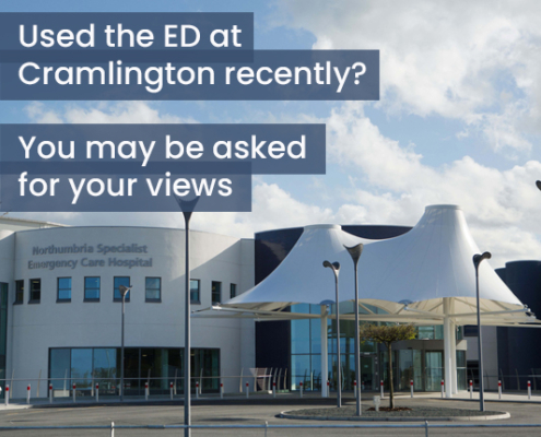 Visited the ED at Cramlington?
