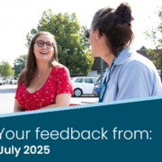Your feedback July 2025