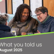 Your feedback August 2025