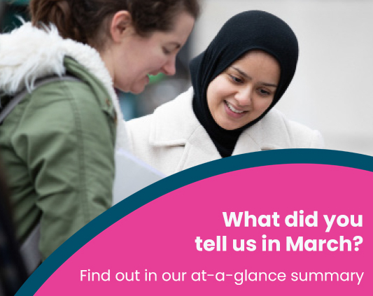 Your feedback March 2026