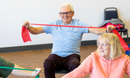 Chair-based yoga