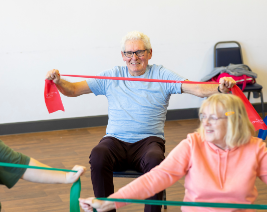 Chair-based yoga