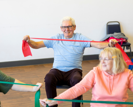 Chair-based yoga