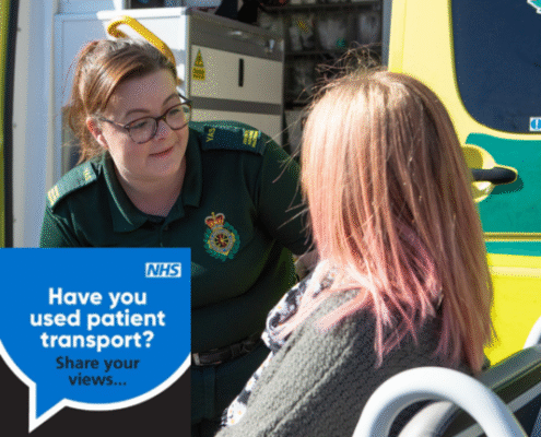 Do you use NHS patient transport services?  