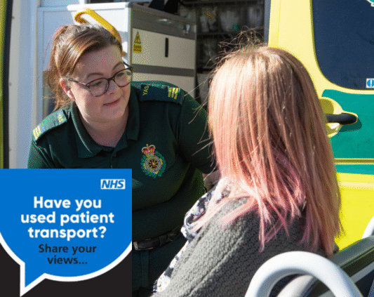 Do you use NHS patient transport services?  